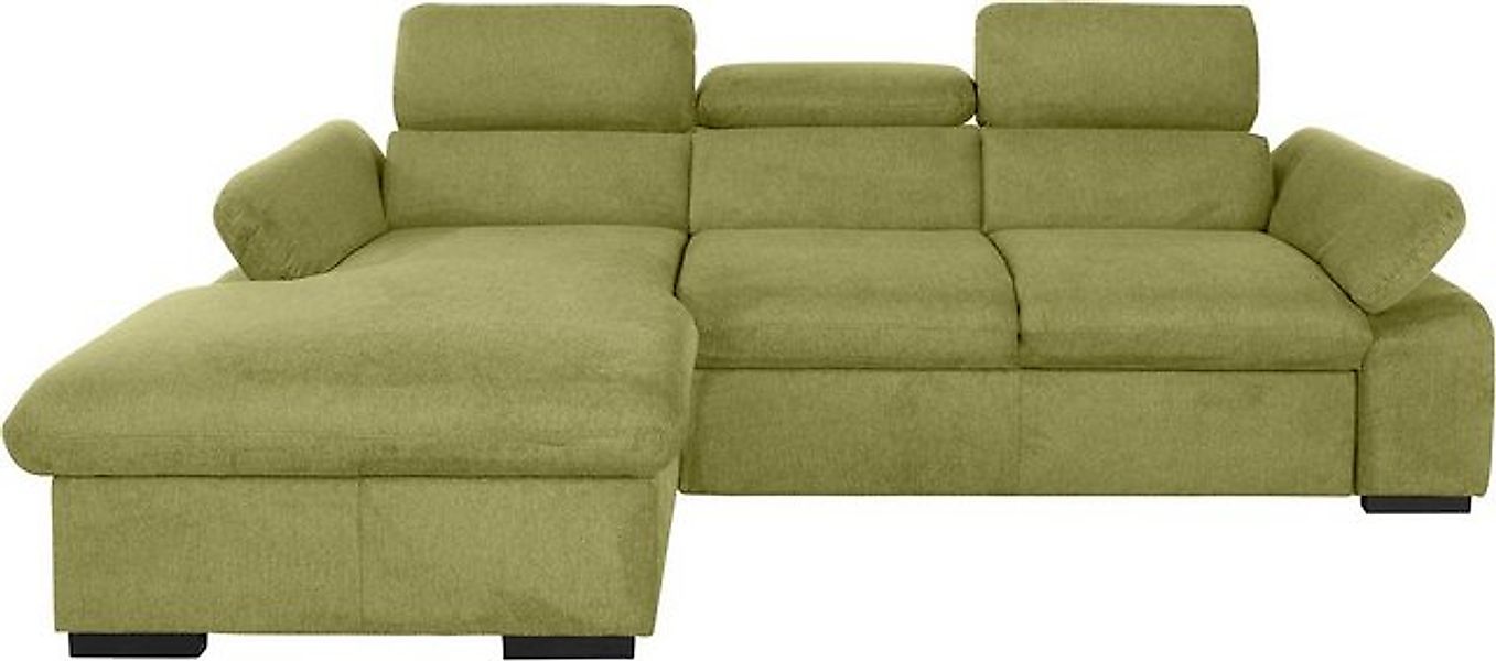 COTTA Ecksofa "Lola L-Form mit Kopfteilfunktion & Hocker", (Set, mit Hocker günstig online kaufen