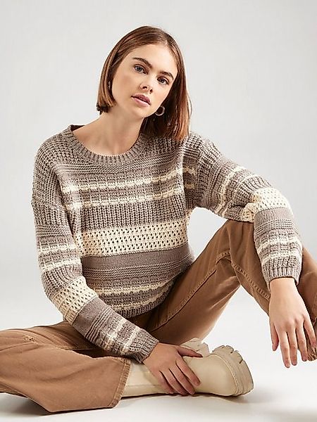 Vero Moda Strickpullover VMLOLA (1-tlg) Lochmuster günstig online kaufen