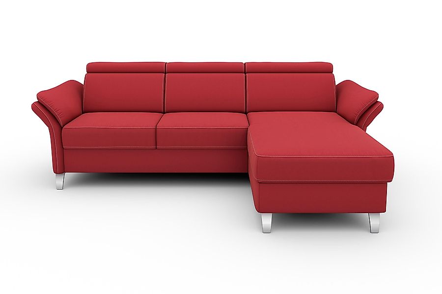 sit&more Ecksofa Vincenzo L-Form, inklusive Kopfteilverstellung, günstig online kaufen