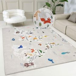 my home Kinderteppich Weltkarte, rechteckig, Höhe: günstig online kaufen
