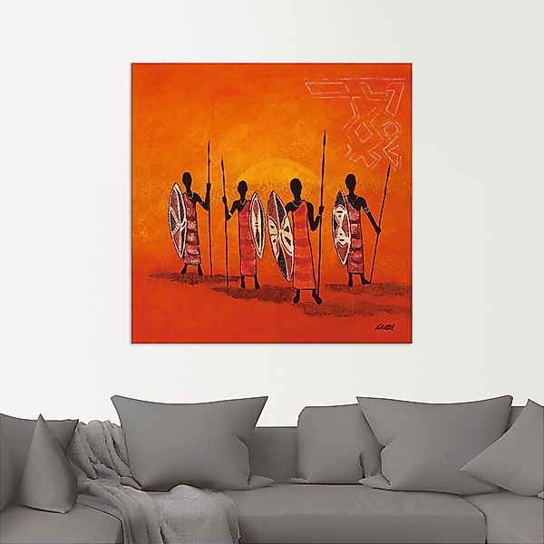 Artland Wandbild "Afrikanische Männer", Mann, (1 St.), als Alubild, Outdoor günstig online kaufen