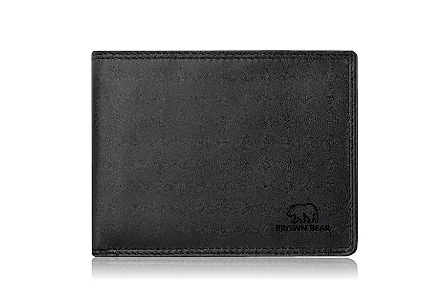 Brown Bear Geldbörse Modell 8005 D klassisches Herren Portemonnaie aus Echt günstig online kaufen