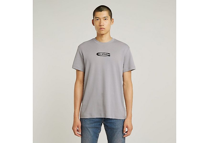 G-STAR T-Shirt Old Skool Logo mit Frontprint günstig online kaufen