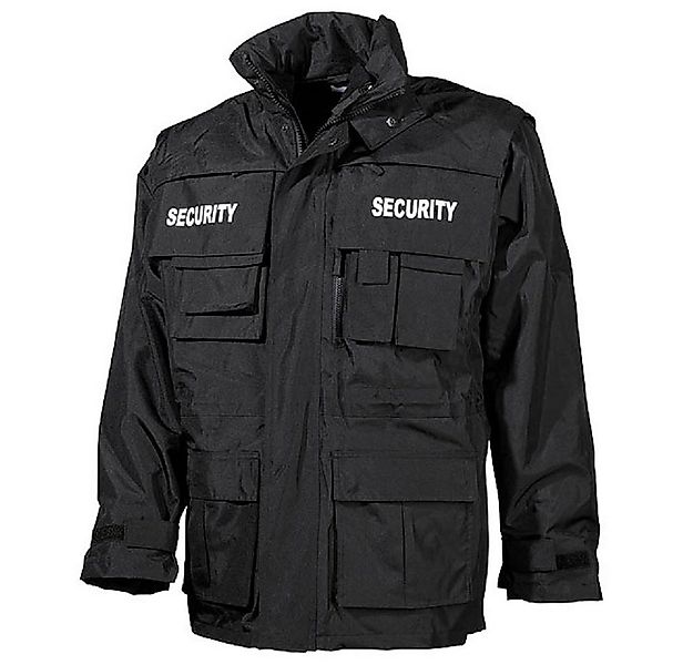 MFH Funktionsjacke Jacke, Security, schwarz, wasserdicht, antistatisch Patc günstig online kaufen