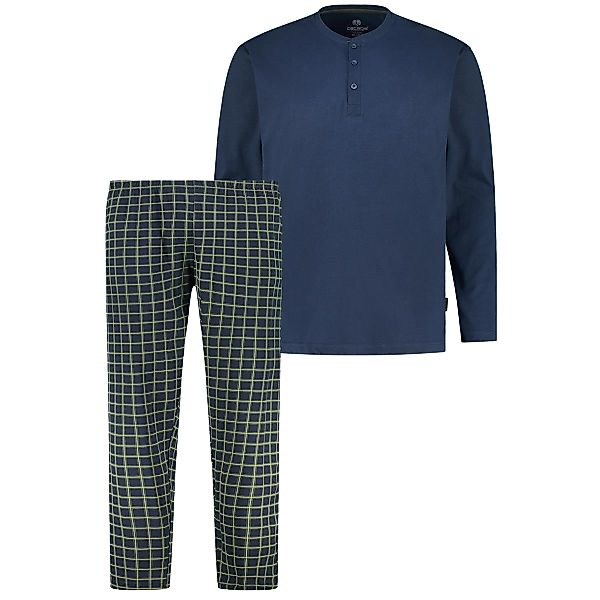 Ceceba Schlafanzug aus Biobaumwolle Farbe dunkelblau Größe: 60/62 günstig online kaufen