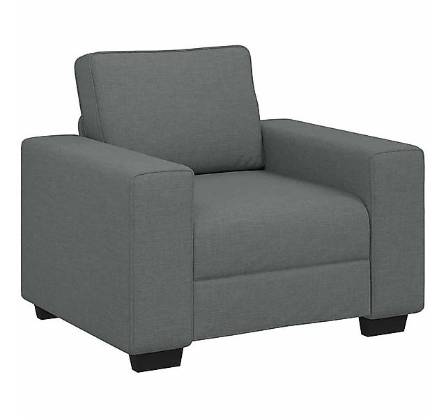vidaXL Sofa Sessel Dunkelgrau 60 cm Stoff, 1 Teile günstig online kaufen