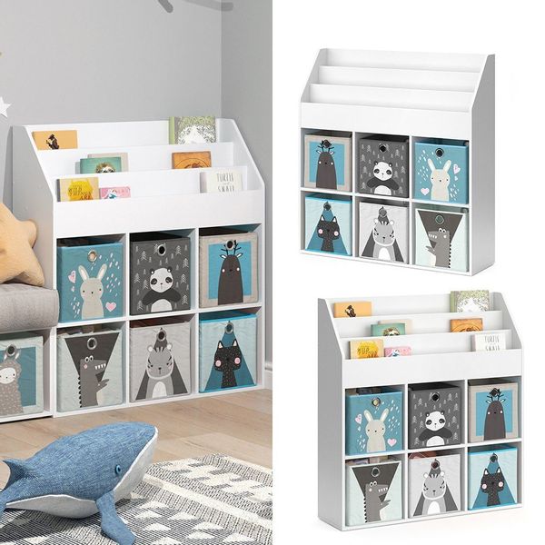 Vicco Bücherregal Luigi, Weiß, 107.2 x günstig online kaufen