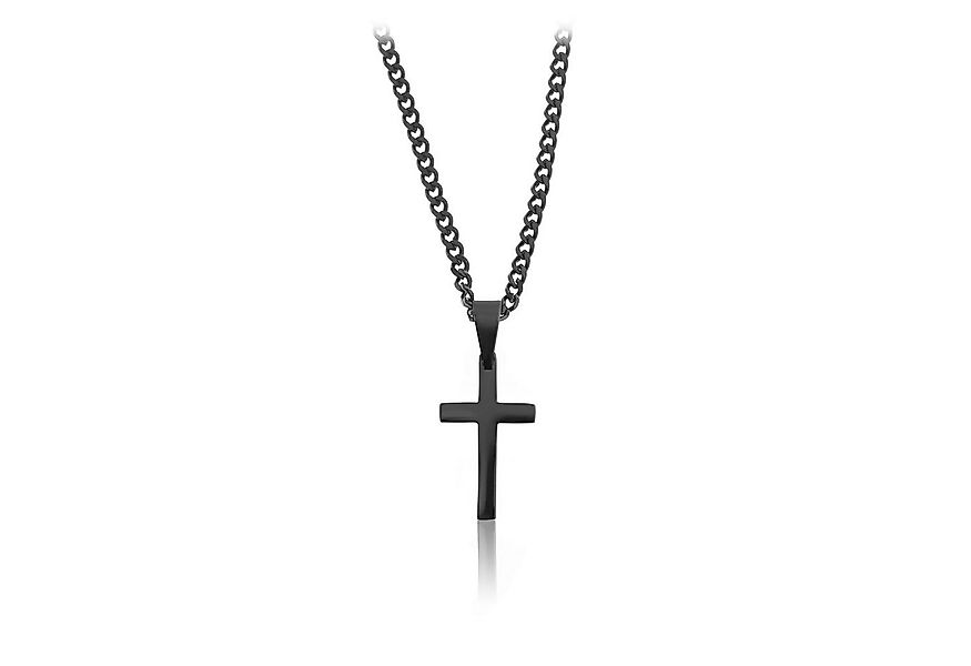 Made by Nami Kette mit Anhänger Robuste Kreuzkette aus Edelstahl • 60 cm, 2 günstig online kaufen