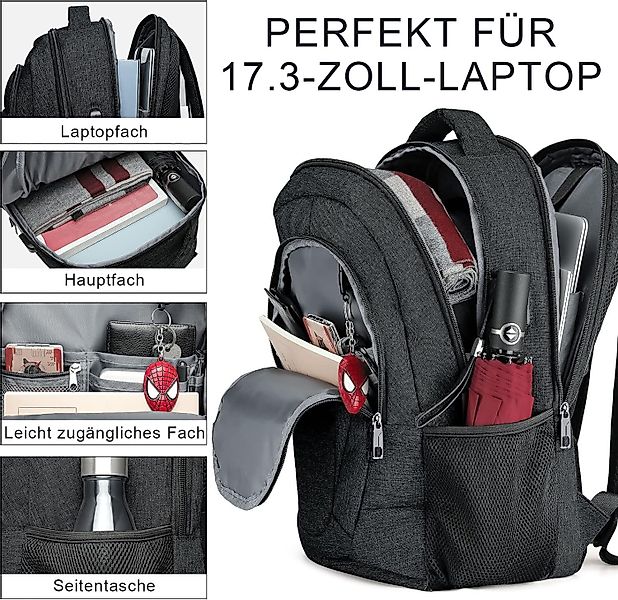 HAUSS SPOLE Laptoprucksack Laptoprucksack Wasserdicht, mit günstig online kaufen
