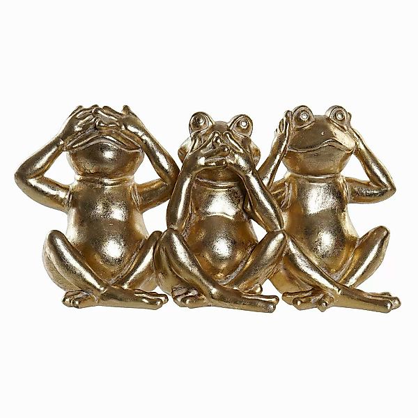 Deko-figur Dkd Home Decor Harz Frosch (30 X 10.7 X 16 Cm) günstig online kaufen