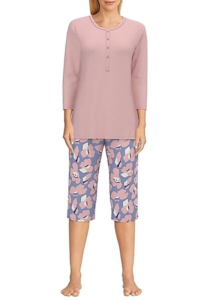 GÖTZBURG Pyjama GÖTZBURG Damen Pyjama rot bedruckt (1 tlg) günstig online kaufen