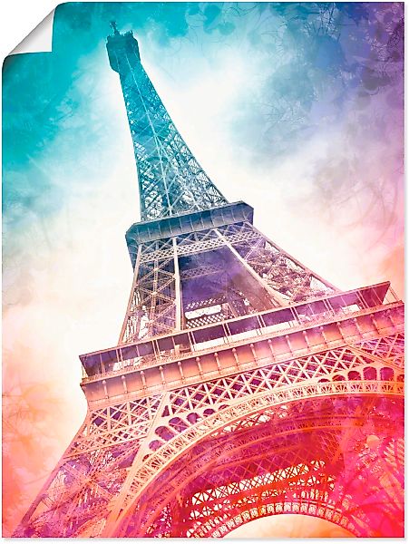 Artland Poster "Paris Eiffelturm II", Gebäude, (1 St.) günstig online kaufen