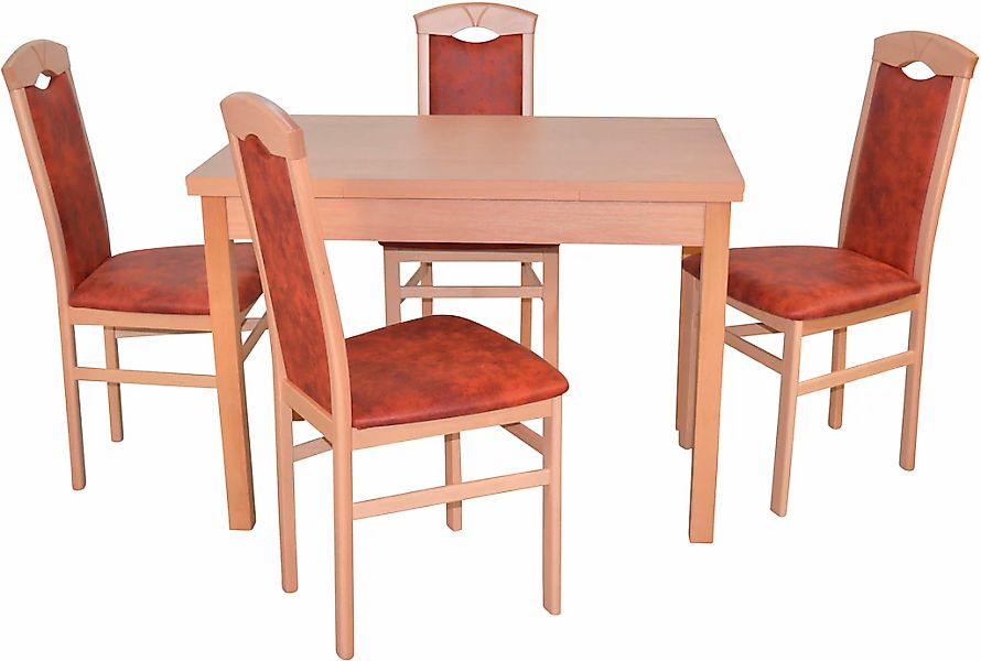 HOFMANN LIVING AND MORE Essgruppe "5tlg. Tischgruppe", (Spar-Set, 5 tlg., 5 günstig online kaufen