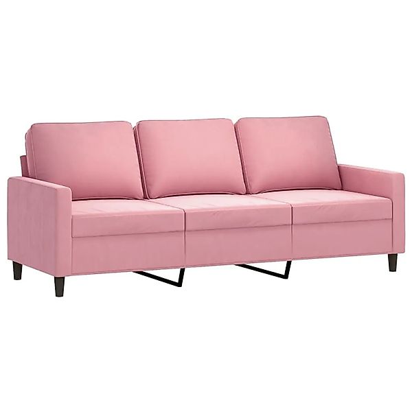 vidaXL 3-Sitzer-Sofa Rosa 180 cm Samt 359212 günstig online kaufen