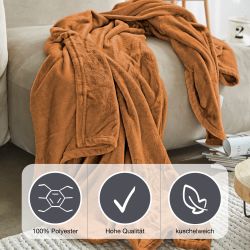 IBENA Wohndecke "Uni Fleecedecke Olbia" einfarbig schick, Kuscheldecke günstig online kaufen