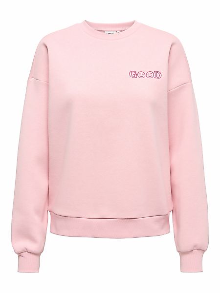 ONLY Sweatshirt "ONLDAZE L/S O-NECK TERRY PRINT CS SWT", mit Print auf der günstig online kaufen