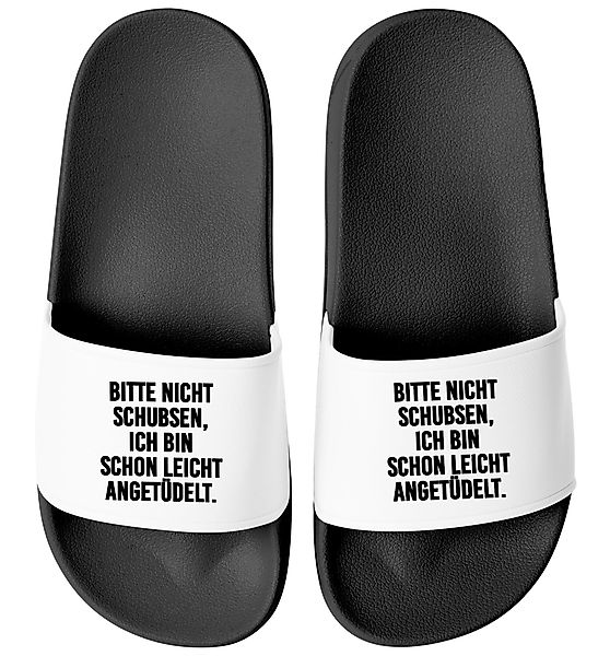 MoonWorks Badeschlappen mit Spruch Party Alkohol günstig online kaufen