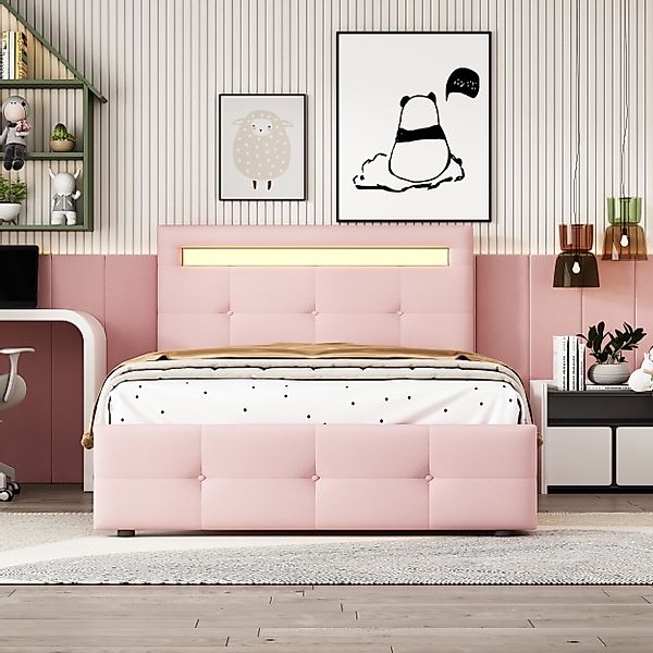 Ulife Polsterbett Einzelbett Kinderbett Jugendbett mit günstig online kaufen