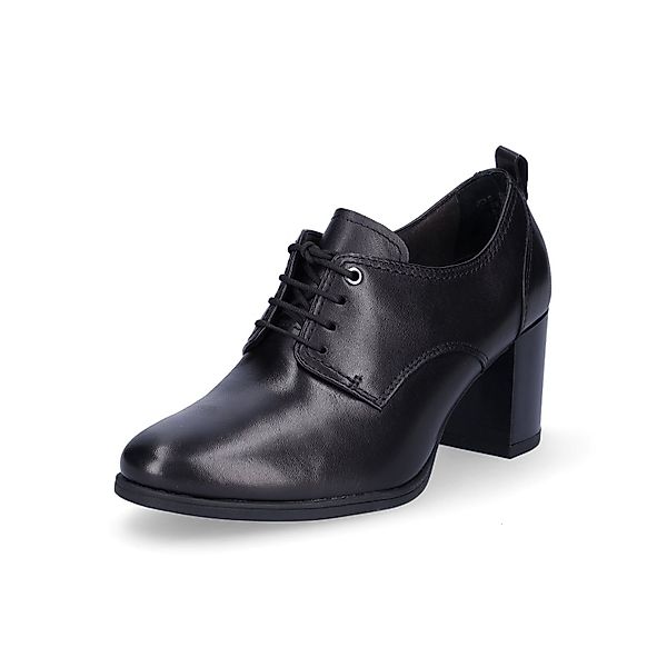 Tamaris Tamaris Damen Leder Schnürpumps schwarz günstig online kaufen