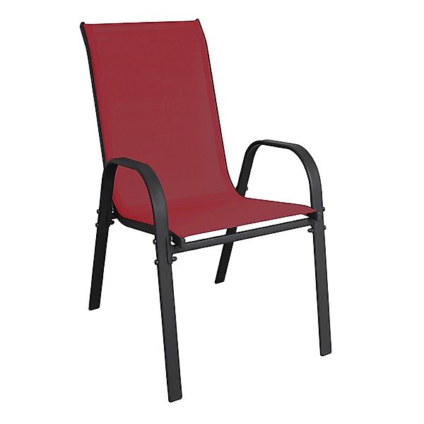 Mojawo Armlehnstuhl Outdoorstuhl Gartenstuhl Stapelstuhl Metall günstig online kaufen