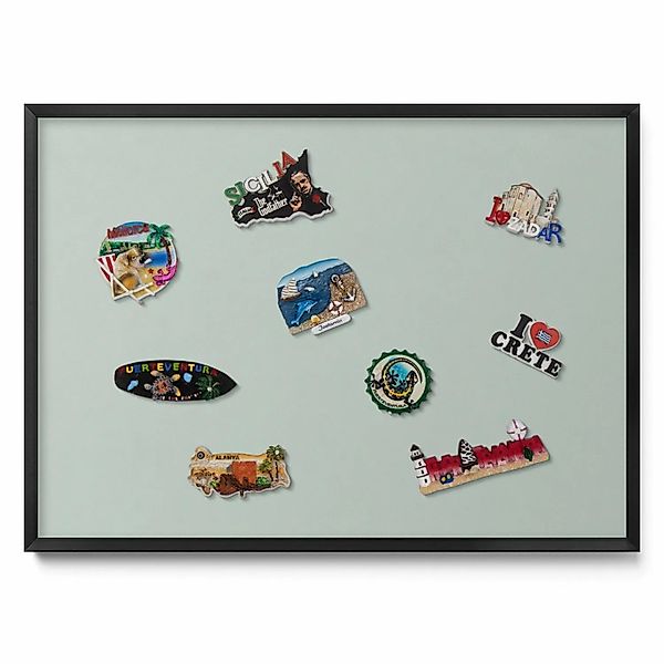 Tulup Magnettafel Gerahmte Magnettafel für Urlaubserinnerungen Farbe Celado günstig online kaufen