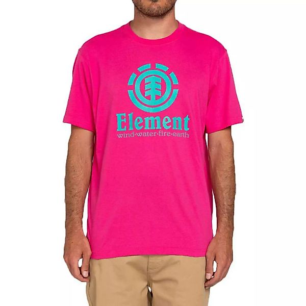 Element Vertical Kurzärmeliges T-shirt S Fushia Red günstig online kaufen