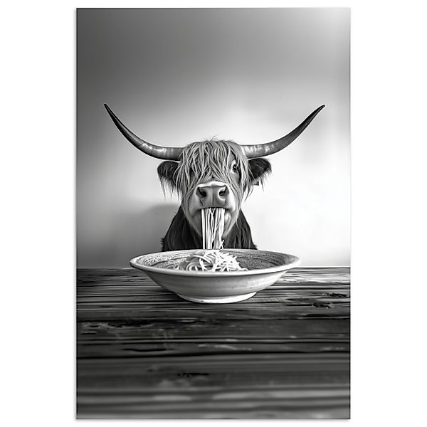 MuchoWow Poster Schottischer Highlander - Spaghetti günstig online kaufen