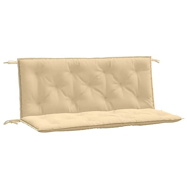 vidaXL Gartenbank-Auflagen 2 Stk Melange Beige 120x50x7 cm Stoff 4002600 günstig online kaufen