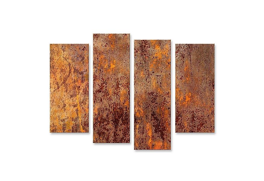 islandburner Leinwandbild Luxus Abstrakt Art Grunge und Rost Edition 3 Bild günstig online kaufen
