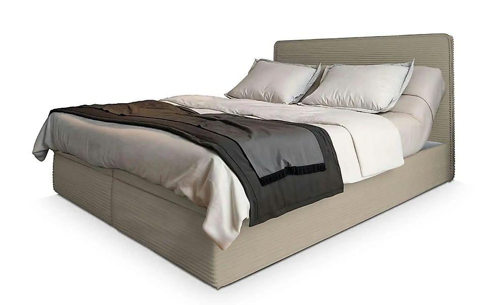 MASSENO Boxbett mit Bettkasten Astor ¦ beige ¦ Maße (cm): B: 140 H: 98 Bett günstig online kaufen