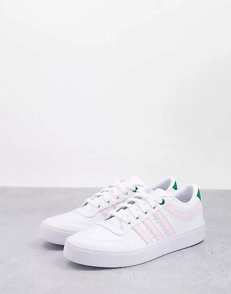adidas Originals – Top Sleek – Sneaker in Weiß und Rosa günstig online kaufen