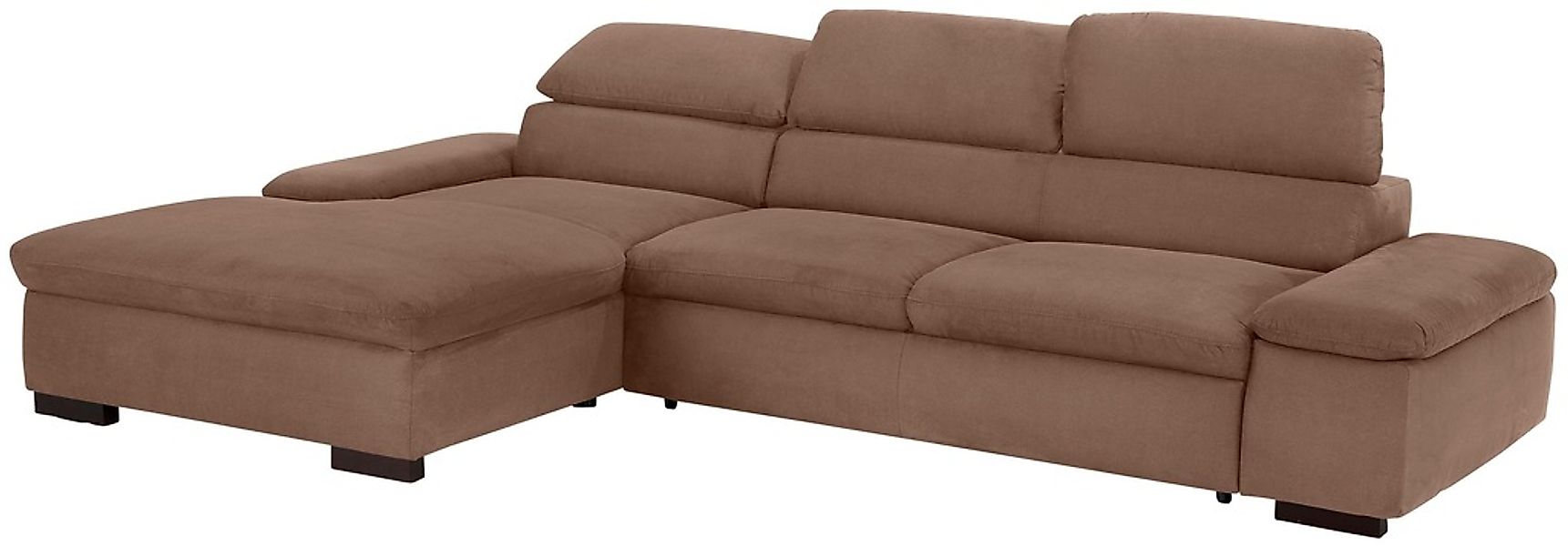 Home affaire Ecksofa "Alberto L-Form" mit Kopfteilverstellung, wahlweise mi günstig online kaufen