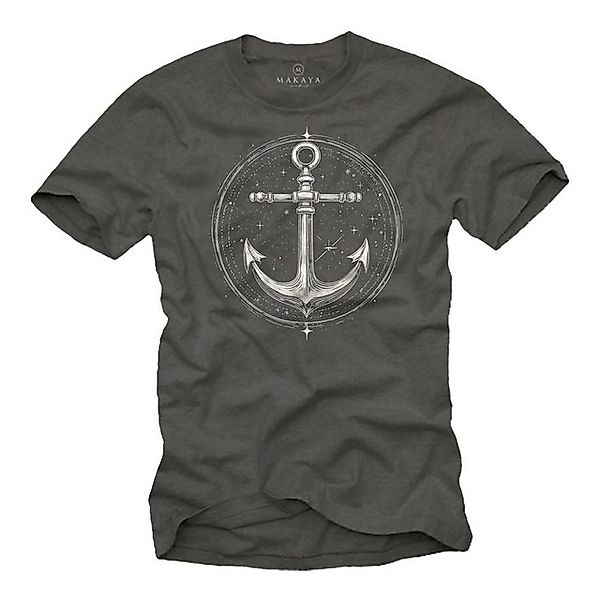 MAKAYA T-Shirt mit Anker Motiv für günstig online kaufen