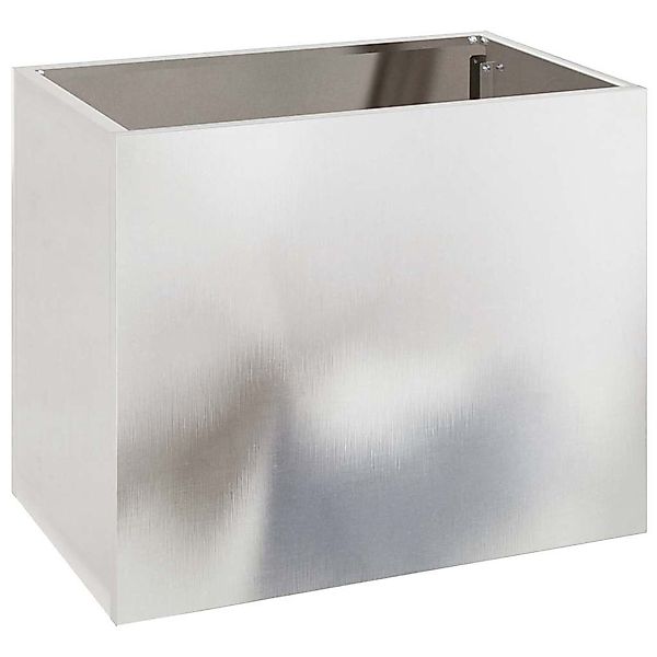 vidaXL Blumentopf Gartenblumentopf Silber 50 x günstig online kaufen