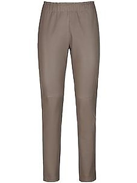 High Waist-Lederleggings Peter Hahn Eternal beige günstig online kaufen