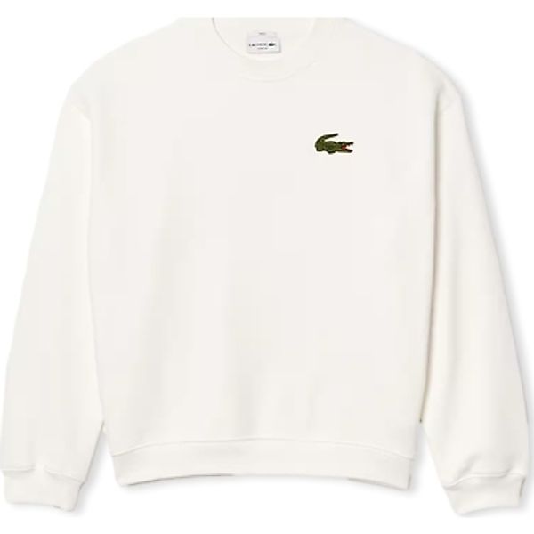 Lacoste  Sweatshirt Loose Fit Badge Accent Sweatshirt - Blanc günstig online kaufen