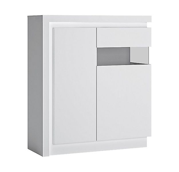 Lomadox Highboard LYNDHURST-129, 108 cm breit, in weiß Hochglanz, B/H/T ca. günstig online kaufen