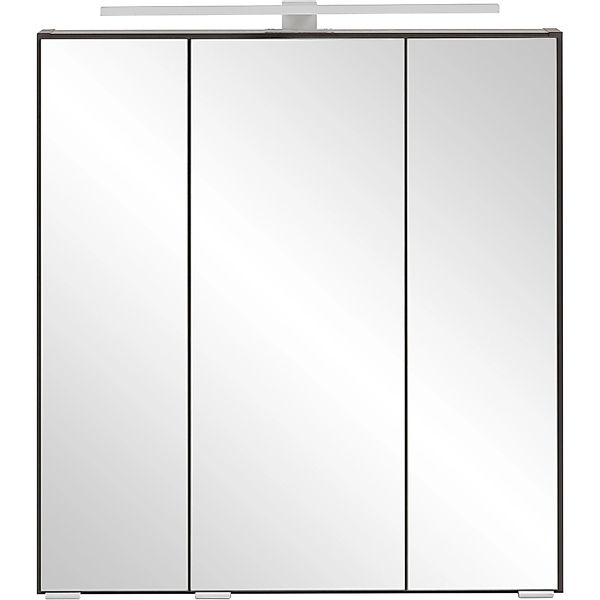 Held Möbel 3D-Spiegelschrank Trient 60 cm Graphitgrau günstig online kaufen