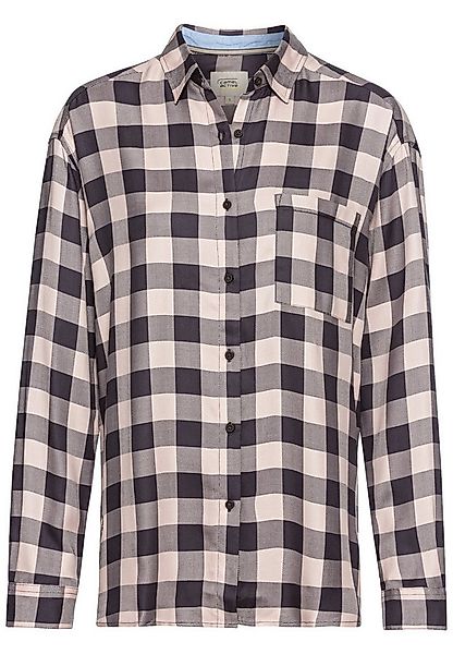 camel active Langarmbluse Karobluse aus reiner Viskose günstig online kaufen