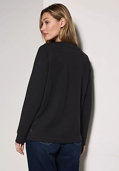 CECIL Sweatshirt mit Tunnelzug am Kragen günstig online kaufen
