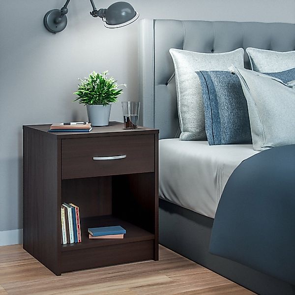 Casaria Nachttisch Hamburg (2-St), Schublade 50x40x35cm günstig online kaufen