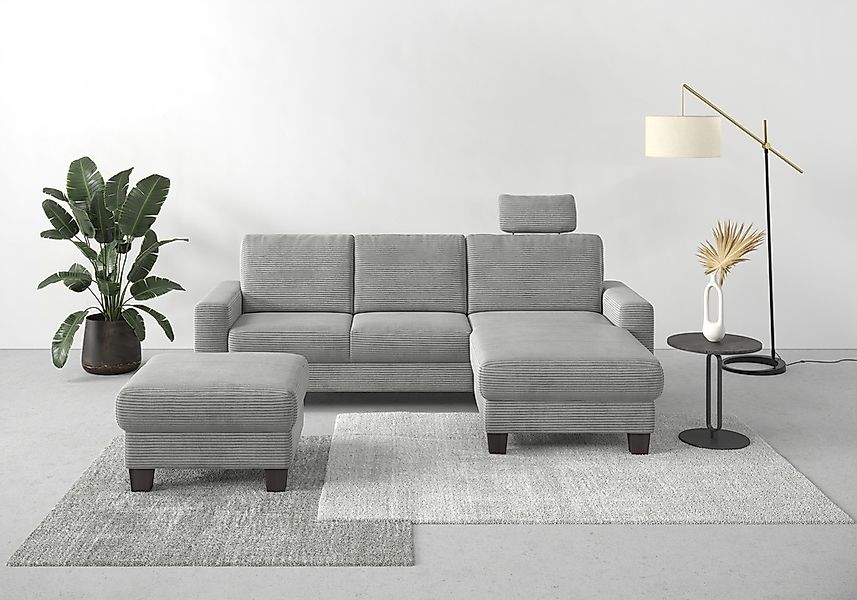 Home affaire Ecksofa "Summer L-Form", mit Recamiere, mit oder ohne Bettfunk günstig online kaufen