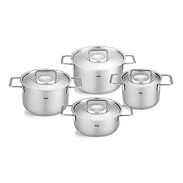Fissler Topf-Set »Fissler Pure Collection«, Edelstahl 18/10, (Set, 4 tlg., günstig online kaufen