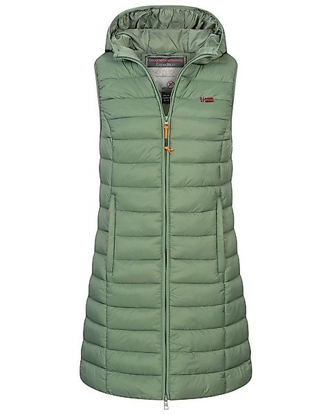 Geographical Norway Steppweste Damen Stepp weste Kapuze Übergangs Herbst Wi günstig online kaufen