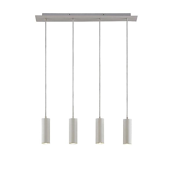 Lindby Pendelleuchte Joffrey 9624837 Modern in Weiß aus Metall 4-flammig GU günstig online kaufen