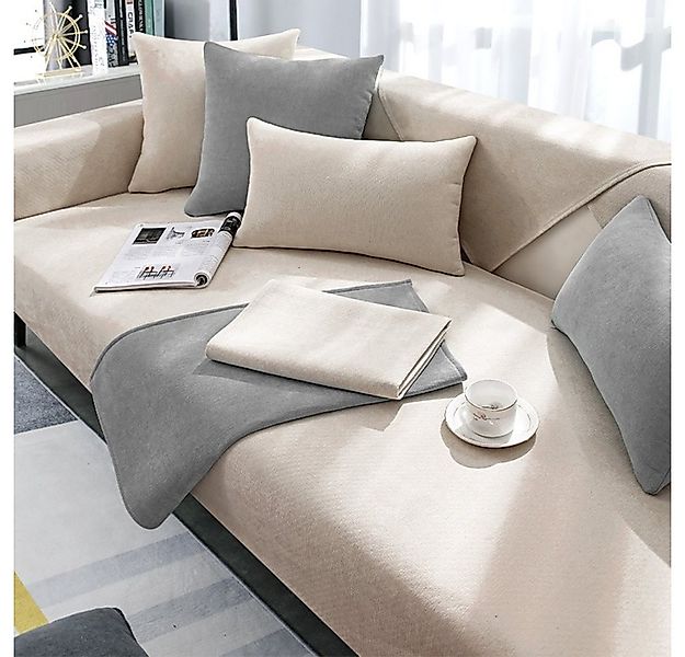 NUODWELL Sofabezug Sofabezug für alle Jahreszeiten, Sofa Abdeckung 1 2 3 4 günstig online kaufen