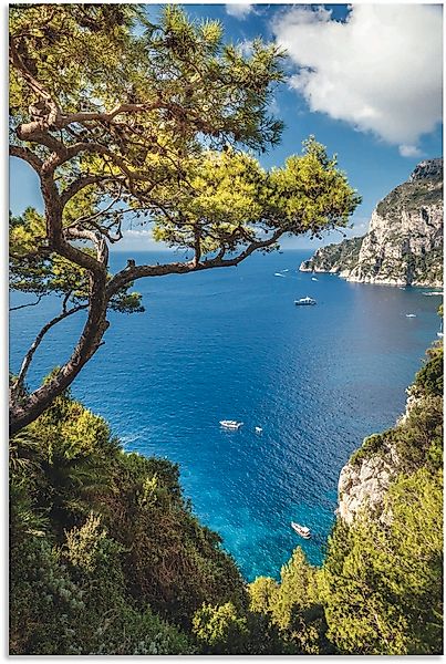 Artland Wandbild »Punta de Masullo, Insel Capri, Italien« Meer Bilder 1 Stk günstig online kaufen
