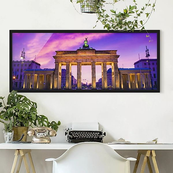 Bild mit Rahmen Architektur & Skyline - Panorama Das ist Berlin! günstig online kaufen