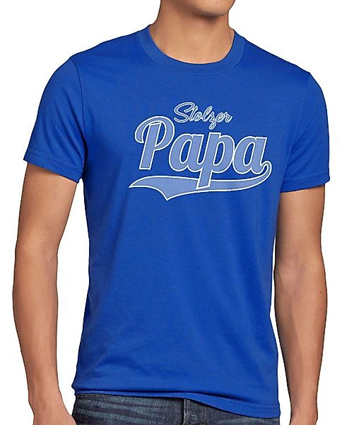 style3 T-Shirt Stolzer Papa Vater Dad günstig online kaufen