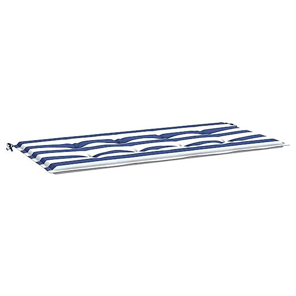 vidaXL Gartenbank-Auflage Blau&Weiß Gestreift 100x50x4cm Oxford-Gewebe 3611 günstig online kaufen